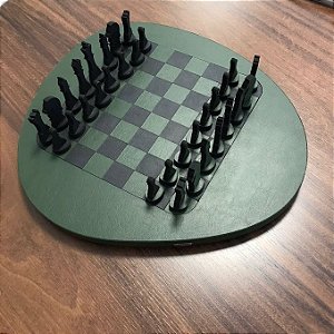 JOGO XADREZ ORGANIC VERDE