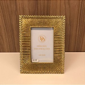 PORTA RETRATO DOURADO EM MDF