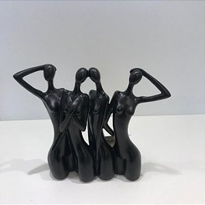 ESCULTURA BUSTO  MULHERES PRETA