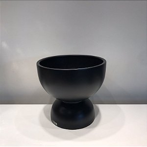 CACHEPOT PRETO FOSCO  GRANDE