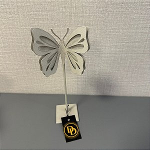 ENFEITE BUTTERFLY / BORBOLETA  NUDE - 27X12CM