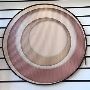 MANDALA DECORATIVA TERRACOTA EM CANVA 80CM
