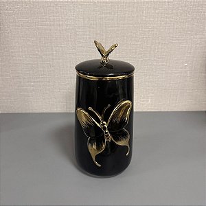 POTE COM VEDAÇÃO PRETO E DOURADO