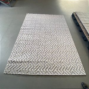 TAPETE SOPHIE 2,40X3,40 DES.01 CINZA