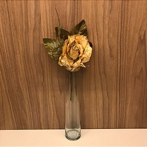 HASTE ROSA DOURADA E PINHA