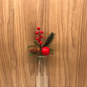 HASTE NATALIBA BERRIES E PINHA MINI