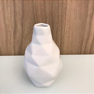 MINI VASINHO BRANCO COM DETALHES