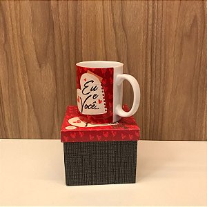 CANECA EM CERAMICA - EU E VOCÊ