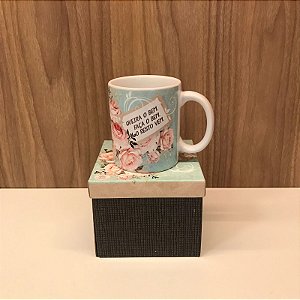 CANECA EM CERAMICA - QUEIRA O BRM , FAÇA O BEM , O RESTO VEM
