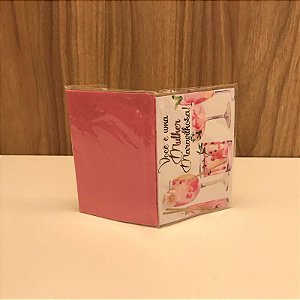 CARTÃO COM ENVELOPE -  VOCÊ É UMA MULHER MARAVILHOSA