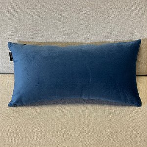 ALMOFADA MINI BAQUETE VELSOFT AZUL LISO