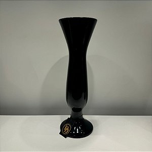 VASO TAÇA PRETO MÉDIO