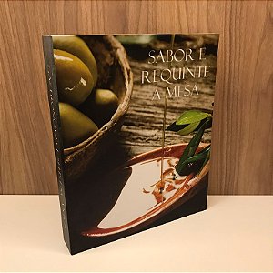 CAIXA LIVRO  SABOR E REQUINTE A MESA GRANDE