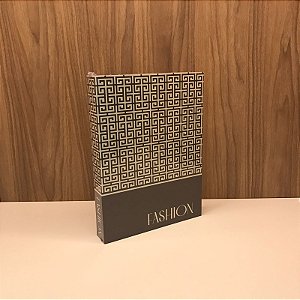 CAIXA BOOK / LIVRO CAIXA - FASHION GRANDE .