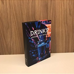 CAIXA LIVRO DRINKS MÉDIA