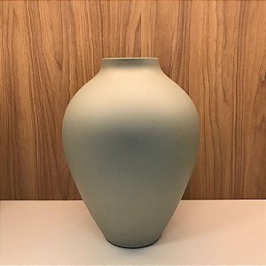VASO GARRAFÃO VERDE ACINZENTADO  PEQUENO