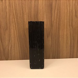 VASO DE DECORAÇÃO EM MURANO PRETO DIANA