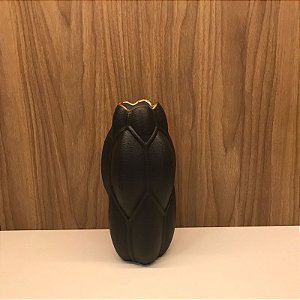 VASO CERAMICA PRETO CONCEITO  GRANDE