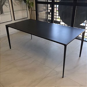 MESA DE JANTAR ATENA TAMPO EMPEDRA SINTETIZADA - 6 LUGARES