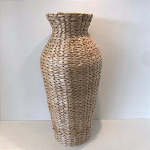 VASO SEAGRASS FIBRA NATURAL GRANDE 56X30CM