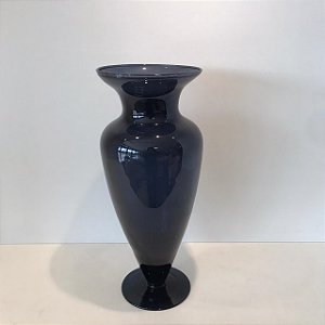 VASO GARRAFA INDIGO AZUL TRANSLUCIDO 39X17CM