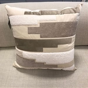 ALMOFADA CHENILE VELUDO 48X48CM