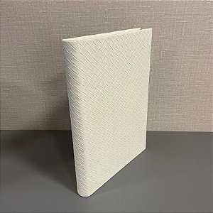 CAIXA LIVRO EM MDF COM REVESTIMENTO EM PU