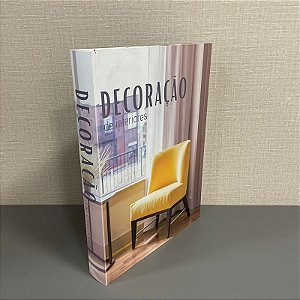 CAIXA LIVRO EM MDF DECORAÇÃO DE INTERIORES