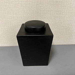 POTE TOKIO PRETO FOSCO DE CERAMICA MEDIO