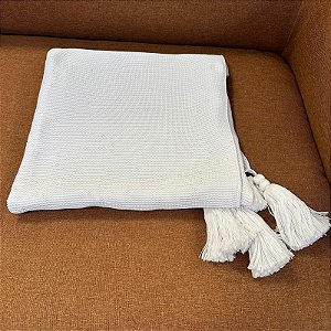 MANTA DE SOFA BRANCA
