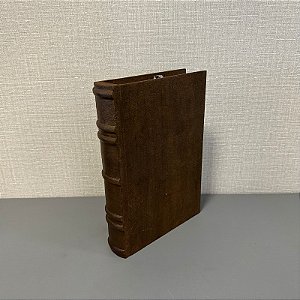 LIVRO DECORATIVO MARROM GRANDE