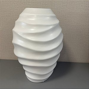 VASO DE CERAMICA BRANCO G 40CM