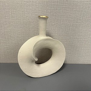 VASO NUVEM CREME 29CM