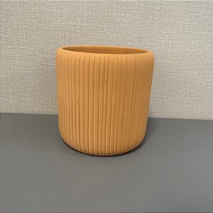 CACHEPOT EM CIMENTO 20CM BEGE