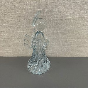 ANJO EM MURANO TRANSPARENTE 28CM