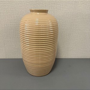 VASO FRIZADO MEDIO  NUDE BRILHO 41CM