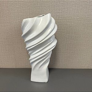 VASO ESPIRAL BRANCO 35CM
