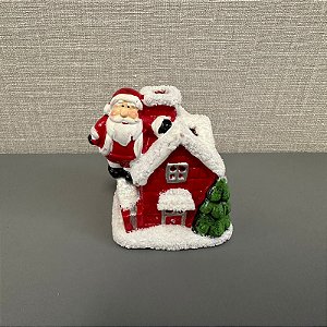 PAPAI NOEL CASINHA COM LUZ