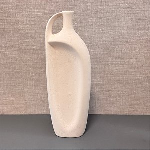 GARRAFA CHATON I OFF WHITE COM TEXTURA 44CM