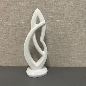 ESCULTURA KISS BRANCO G