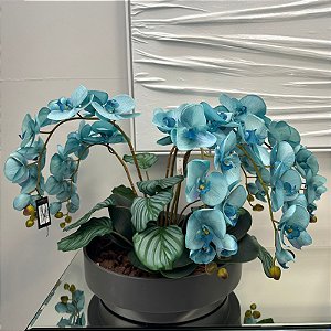 ARRANJO ORQUÍDEA AZUL