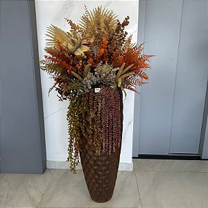 ARRANJO DE CHAO COM MIX DE FOLHAGEM 1,75M