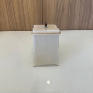 Potinho Advance em Acrilico Travertino 14x8cm