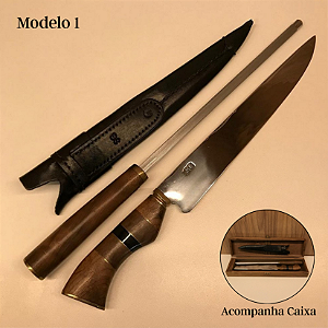 Facas de Churrasco com Bainha
