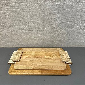 Bandeja em Madeira e Fibra Natural