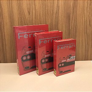 Caixa Livro Ferrari P, M e G