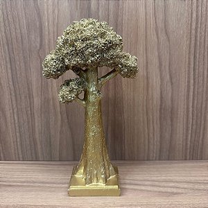 ARVORE DA FORTUNA DOURADA 28cm