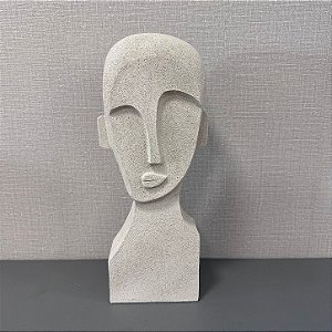 ESCULTURA FACE EM POLIRESINA