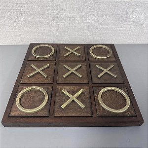 JOGO DECORATIVO EM MADEIRA