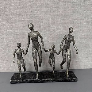 ESCULTURA FAMILIA EM POLIRESINA